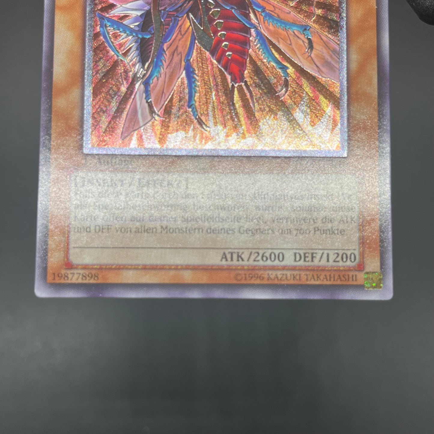 遊戯王　アルティメット・インセクトＬＶ７/レリーフ/ドイツ語/1st/EU版