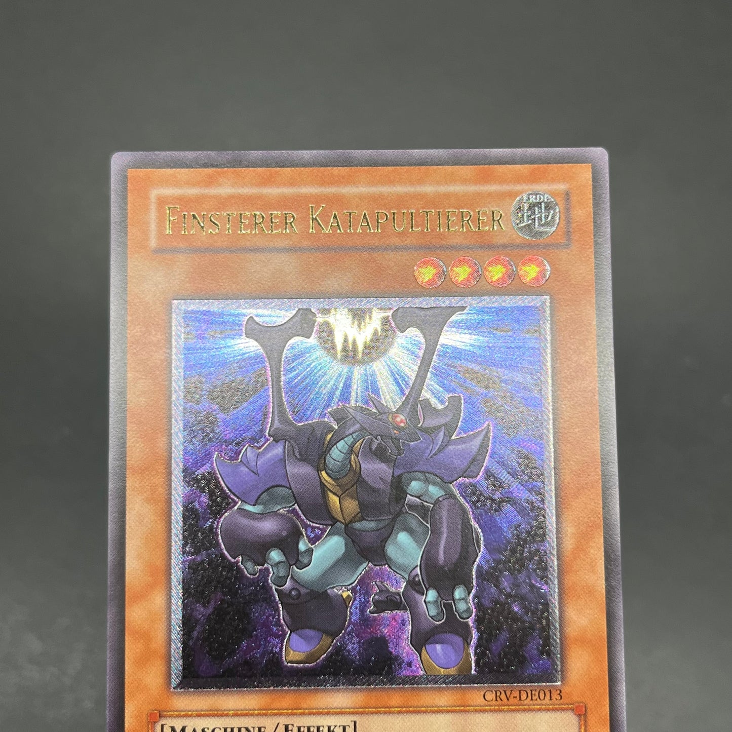 遊戯王　ダーク・カタパルター/レリーフ/ドイツ語/EU版