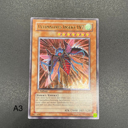 遊戯王　アルティメット・インセクトＬＶ７/レリーフ/ドイツ語/1st/EU版
