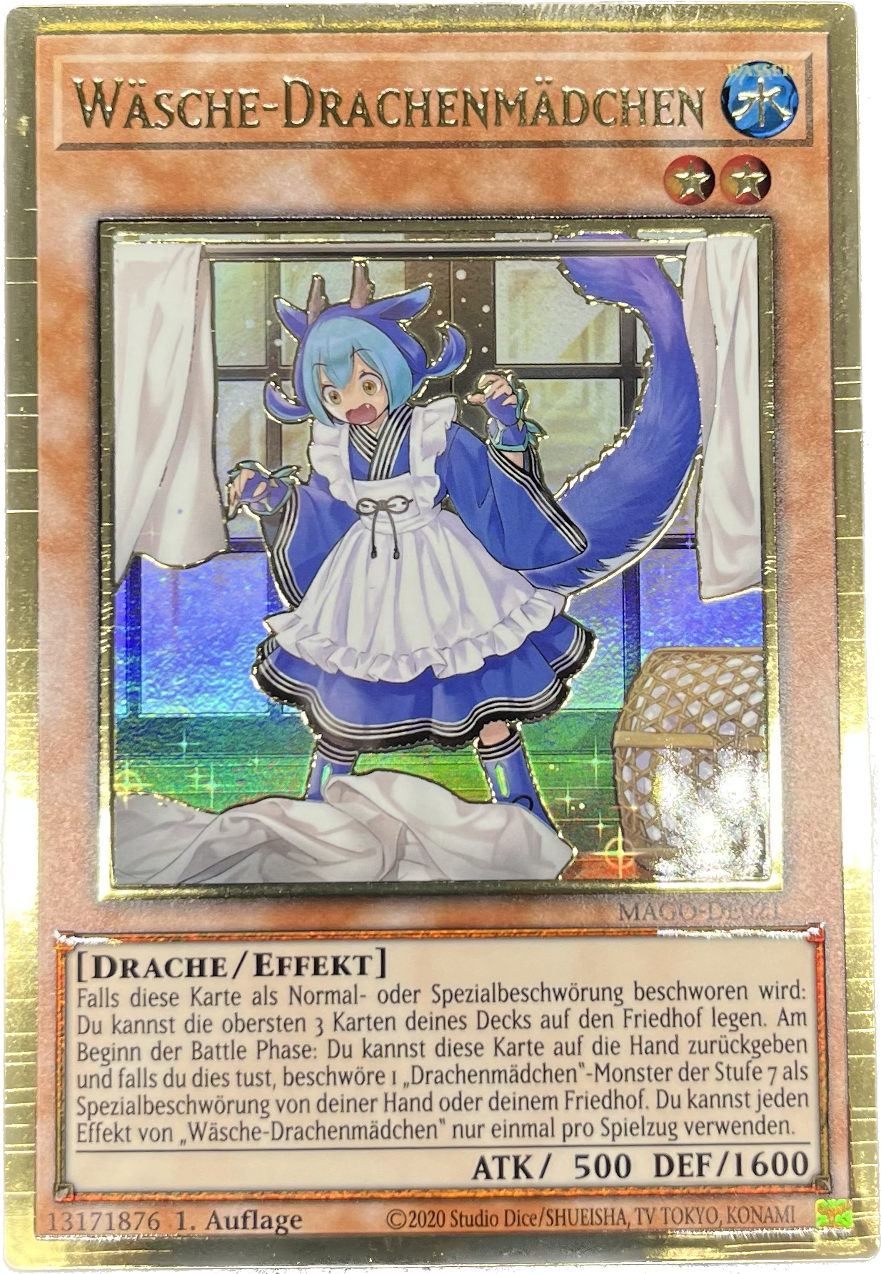 遊戯王　ドラゴンメイド・ラドリー/プレゴル/ドイツ語/1st/EU版