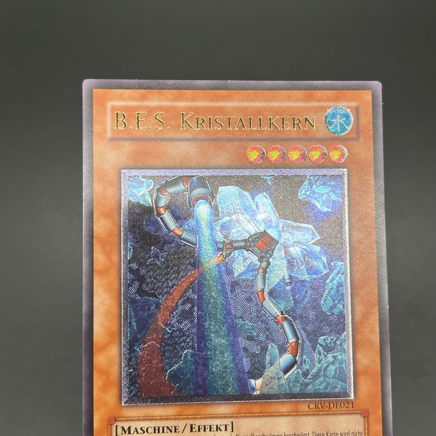 遊戯王　巨大戦艦クリスタル・コア/レリーフ/ドイツ語/EU版