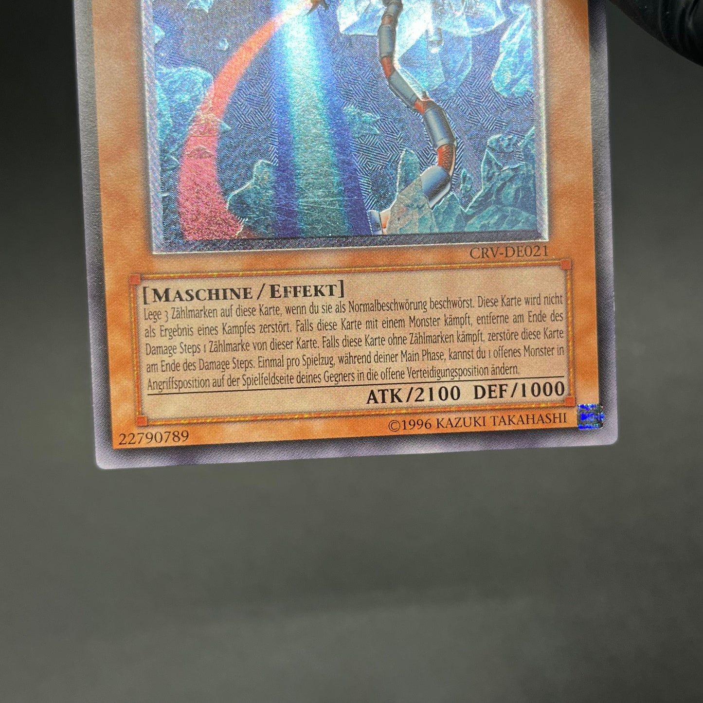 遊戯王　巨大戦艦クリスタル・コア/レリーフ/ドイツ語/EU版