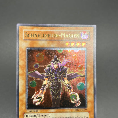 遊戯王　連弾の魔術師/レリーフ/ドイツ語/1st/EU版