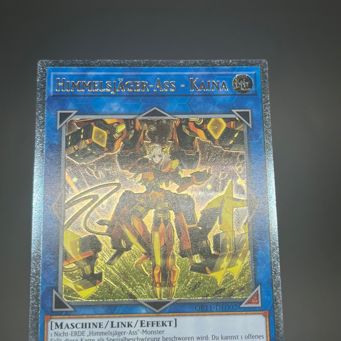 遊戯王　閃刀姫−カイナ/レリーフ/ドイツ語/EU版