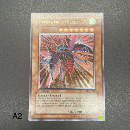 遊戯王　アルティメット・インセクトＬＶ７/レリーフ/ドイツ語/1st/EU版