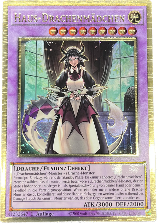 遊戯王　ドラゴンメイド・ハスキー/プレゴル/ドイツ語/1st/EU版