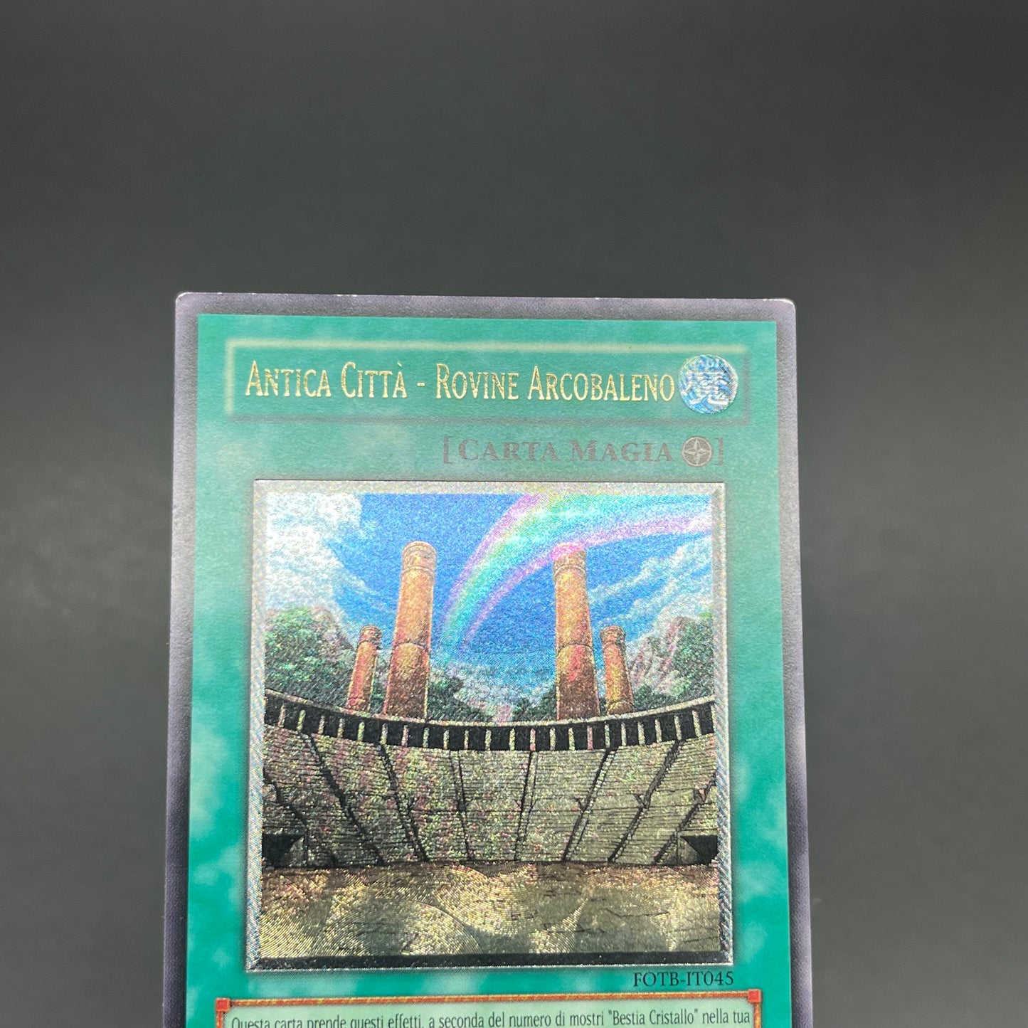 遊戯王　虹の古代都市−レインボー・ルイン/レリーフ/イタリア語/EU版