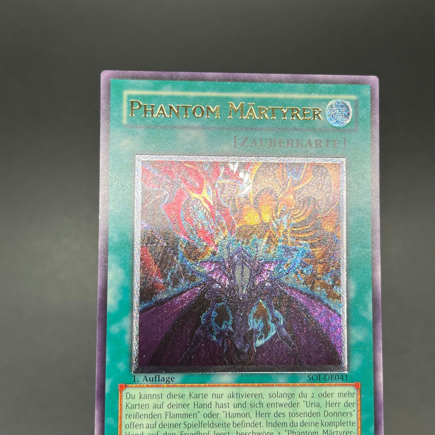 遊戯王　幻魔の殉教者/レリーフ/ドイツ語/1st/EU版