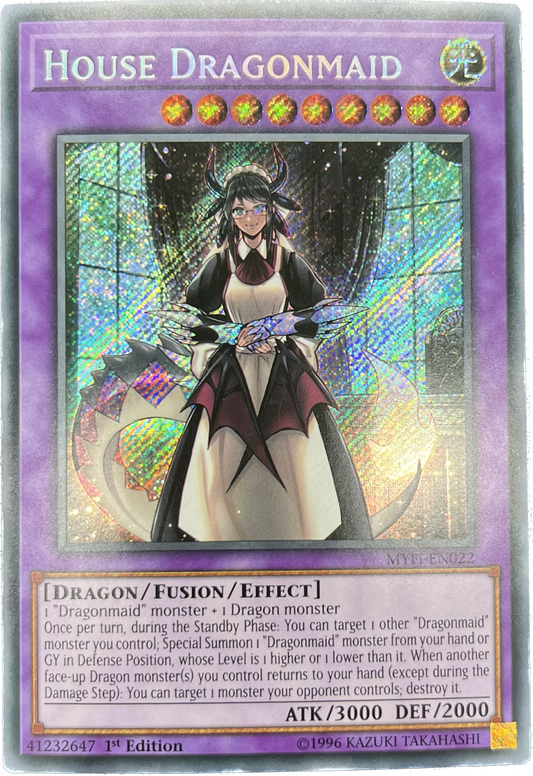 遊戯王　ドラゴンメイド・ハスキー/シークレット/英語/1st