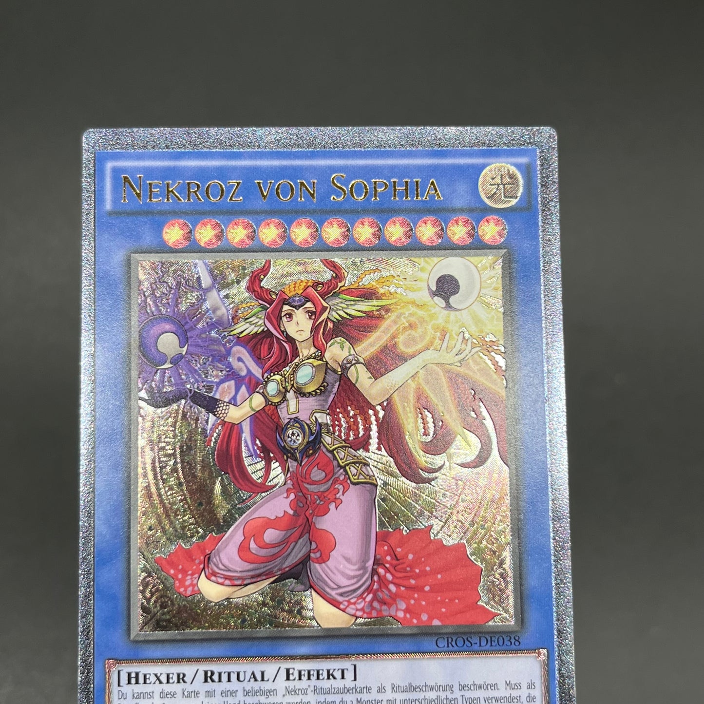 遊戯王　ｓｏｐｈｉａの影霊衣/レリーフ/ドイツ語/1st/EU版