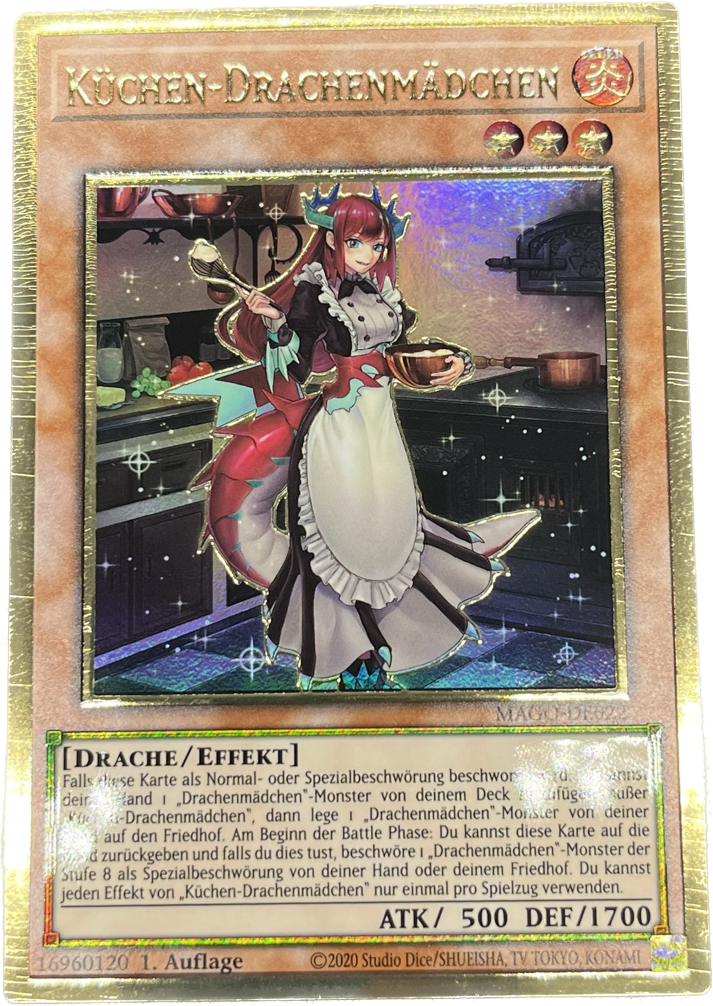 遊戯王　ドラゴンメイド・ティルル/プレゴル/ドイツ語/1st/EU版