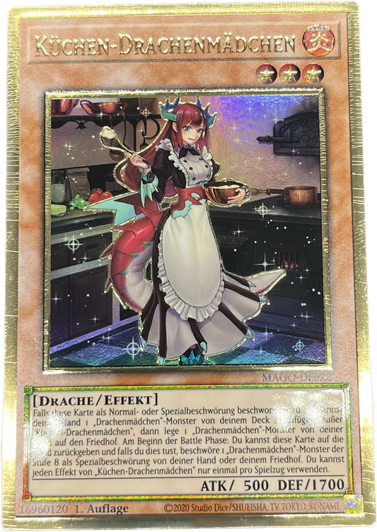 遊戯王　ドラゴンメイド・ティルル/プレゴル/ドイツ語/1st/EU版