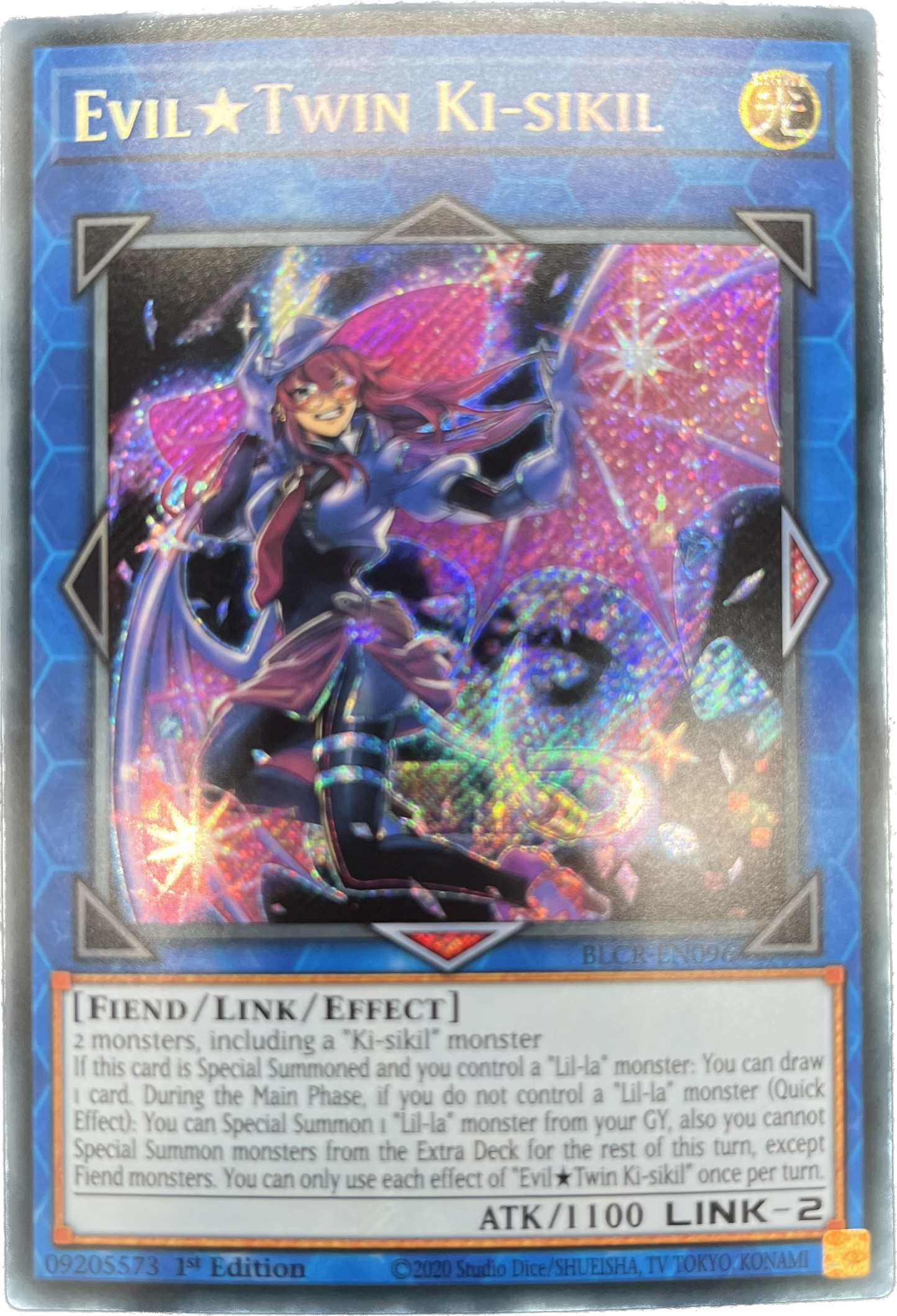 遊戯王　Ｅｖｉｌ★Ｔｗｉｎ キスキル/シークレット/英語/1st