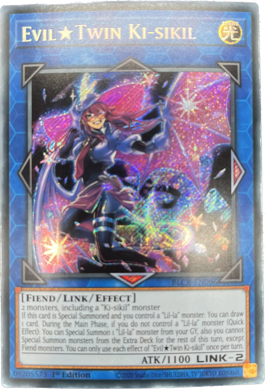遊戯王　Ｅｖｉｌ★Ｔｗｉｎ キスキル/シークレット/英語/1st