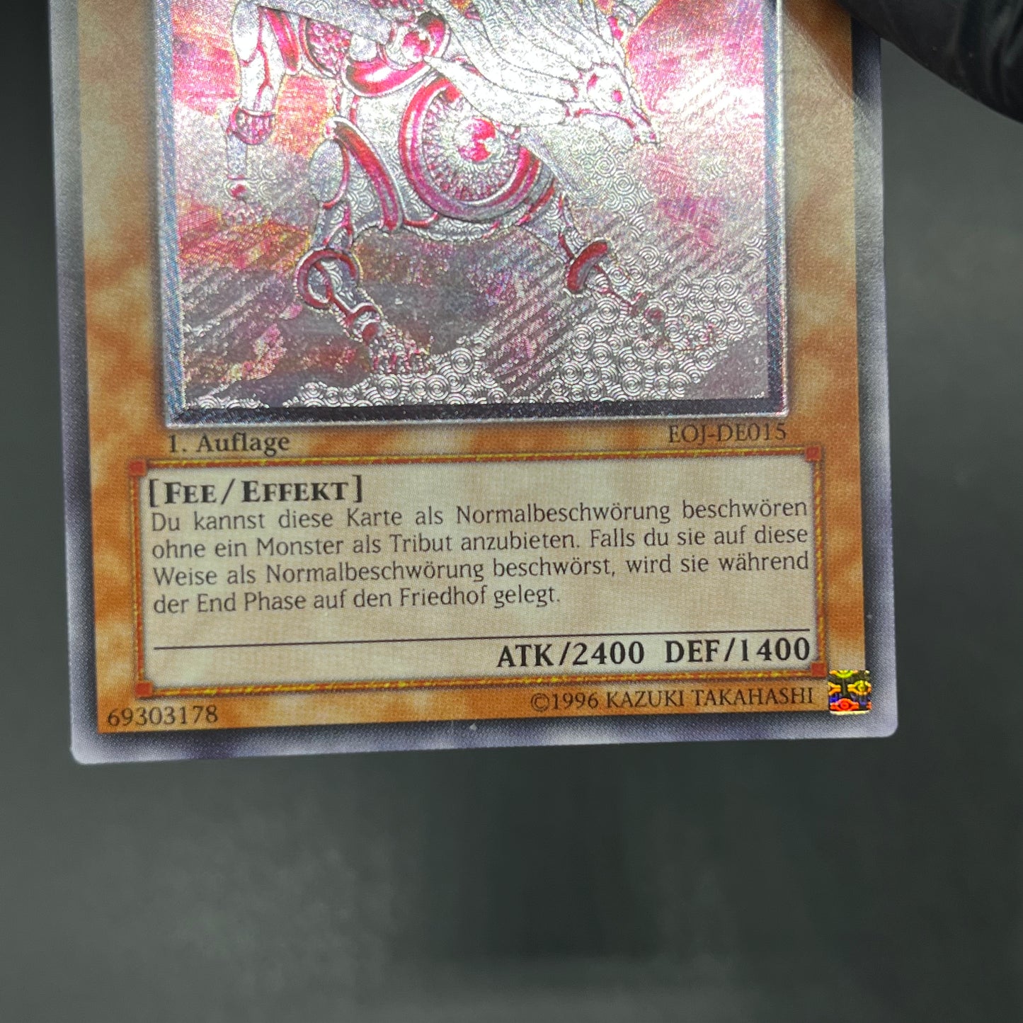 遊戯王　光神機−桜火/レリーフ/ドイツ語/1st/EU版