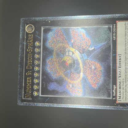 遊戯王　Ｎｏ.９ 天蓋星ダイソン・スフィア/レリーフ/ドイツ語/1st/EU版