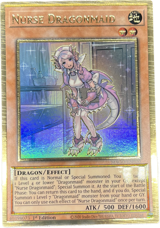 遊戯王　ドラゴンメイド・ナサリー/プレゴル/英語/1st/EU版