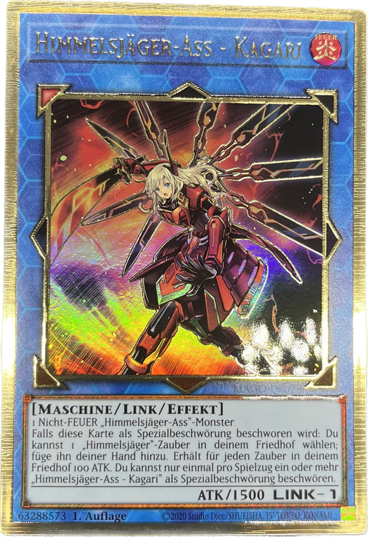 遊戯王　閃刀姫−カガリ/プレゴル/ドイツ語/1st/EU版