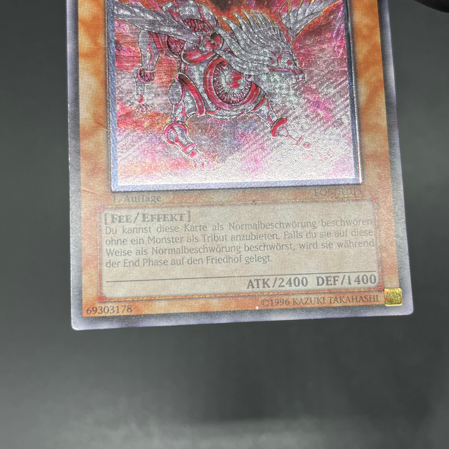 遊戯王　光神機−桜火/レリーフ/ドイツ語/1st/EU版