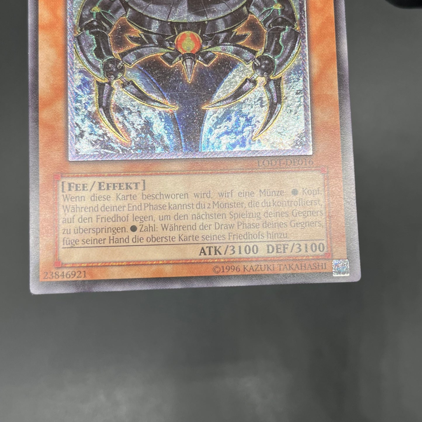 遊戯王　アルカナフォースＸＸＩ−ＴＨＥ ＷＯＲＬＤ/レリーフ/ドイツ語/EU版