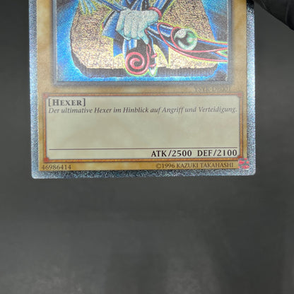 遊戯王　ブラック・マジシャン/レリーフ/ドイツ語/EU版