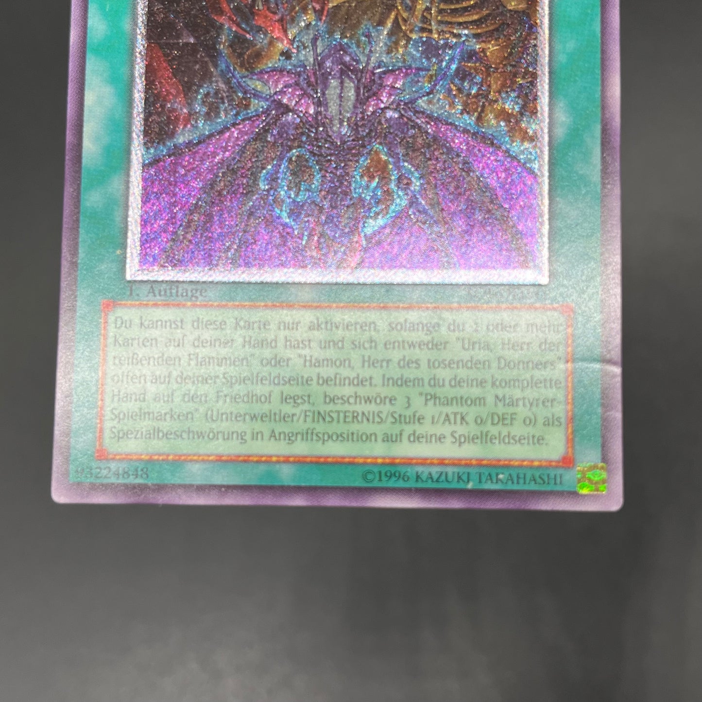 遊戯王　幻魔の殉教者/レリーフ/ドイツ語/1st/EU版