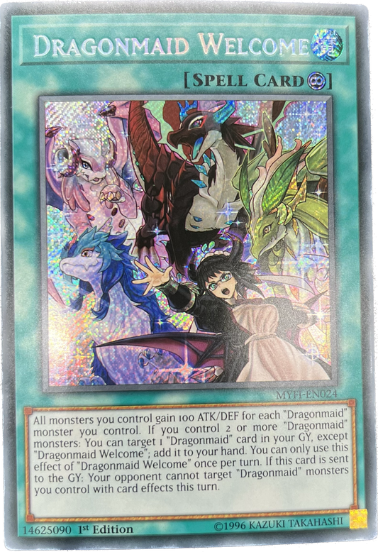 遊戯王　ドラゴンメイドのお出迎え/シークレット/英語/1st