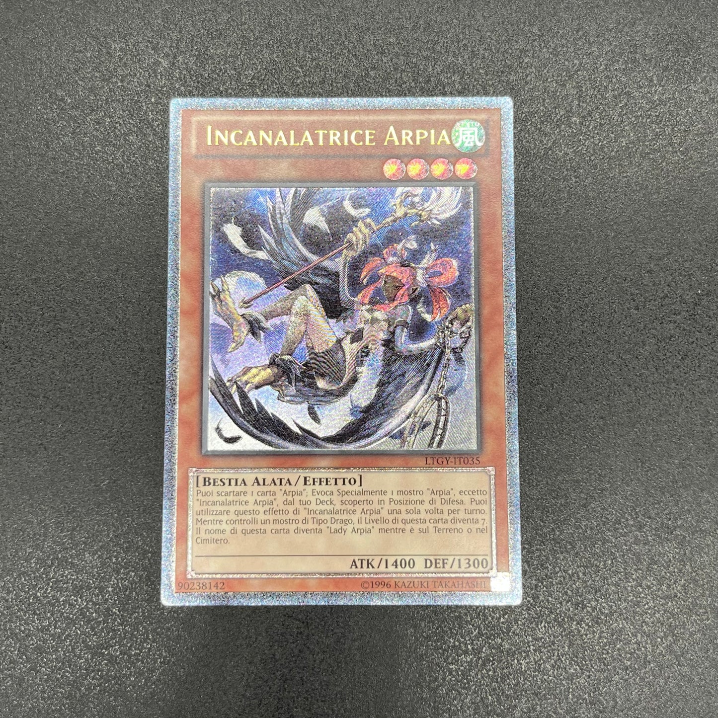 遊戯王　ハーピィ・チャネラー/レリーフ/イタリア語/EU版