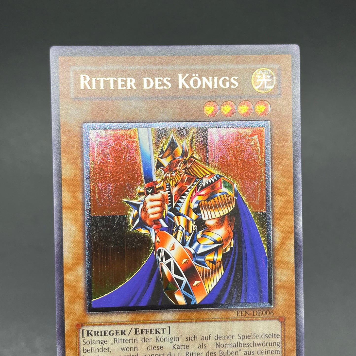 遊戯王　キングス・ナイト/レリーフ/ドイツ語/EU版
