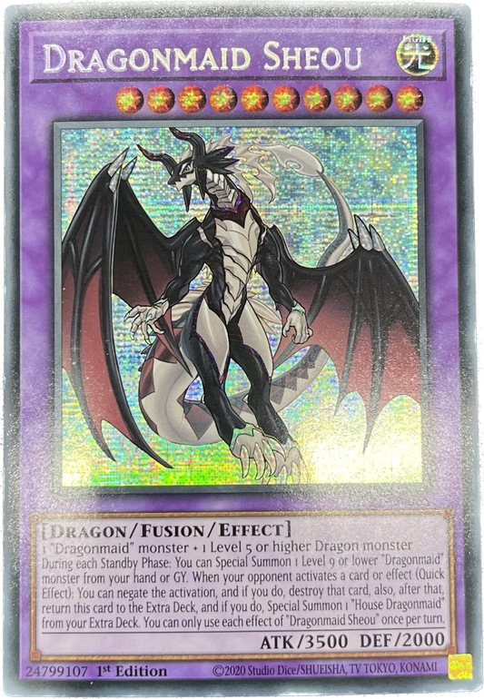 遊戯王　ドラゴンメイド・シュトラール/シークレット/英語/1st