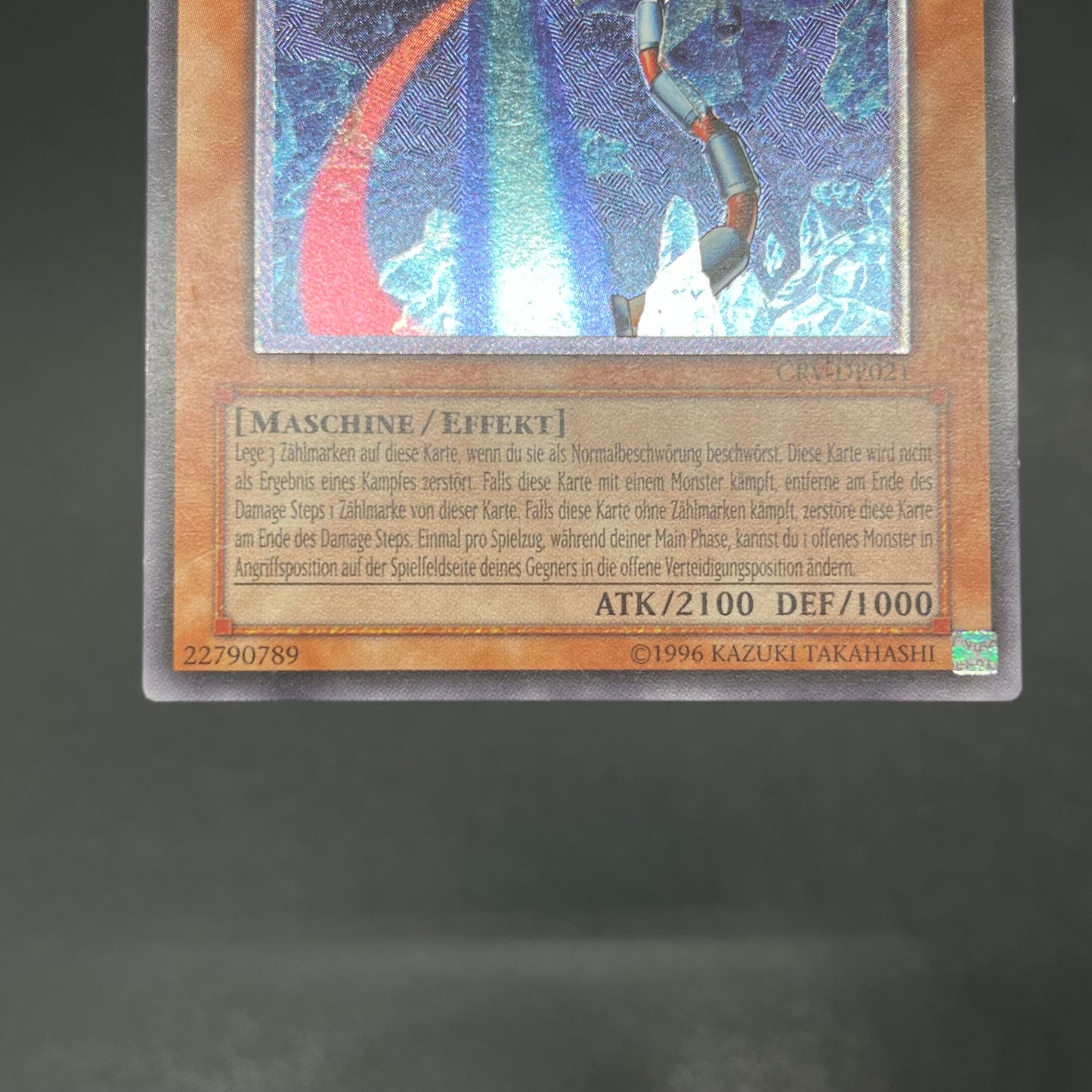 遊戯王　巨大戦艦クリスタル・コア/レリーフ/ドイツ語/EU版