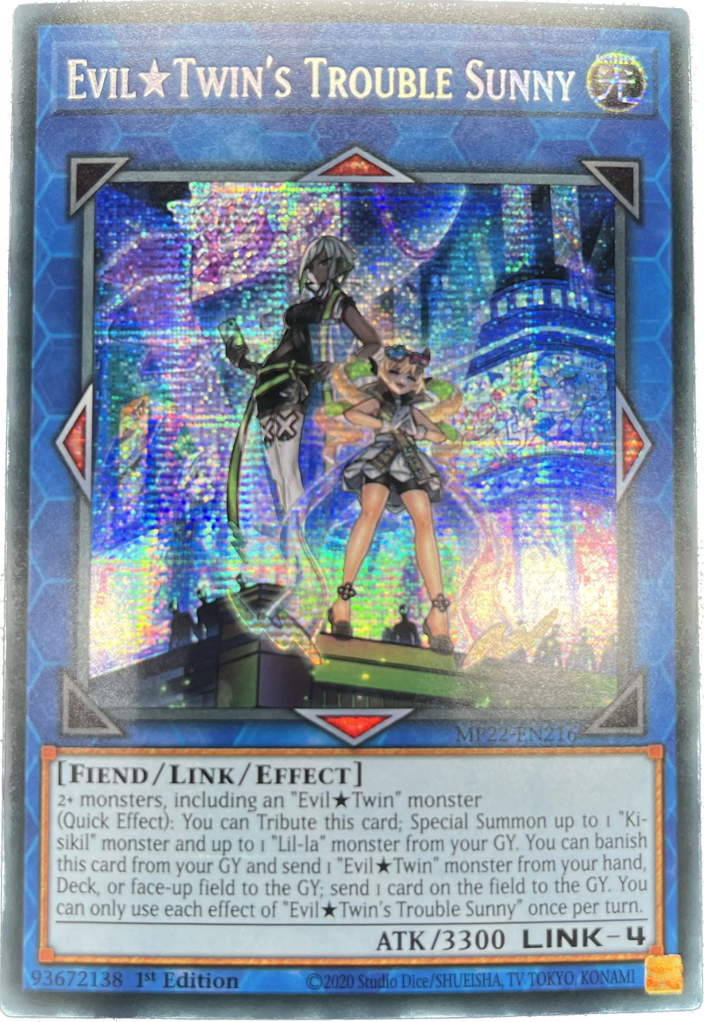 遊戯王　Ｅｖｉｌ★Ｔｗｉｎｓ トラブル・サニー/シークレット/英語/1st