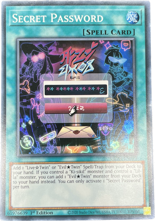 遊戯王　シークレット・パスフレーズ/スーパー/英語/1st