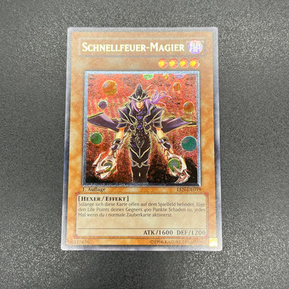 遊戯王　連弾の魔術師/レリーフ/ドイツ語/1st/EU版