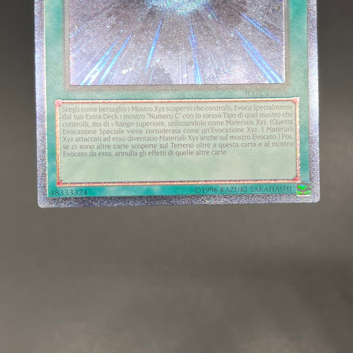 遊戯王　ＲＵＭ−ヌメロン・フォース/レリーフ/イタリア語/EU版