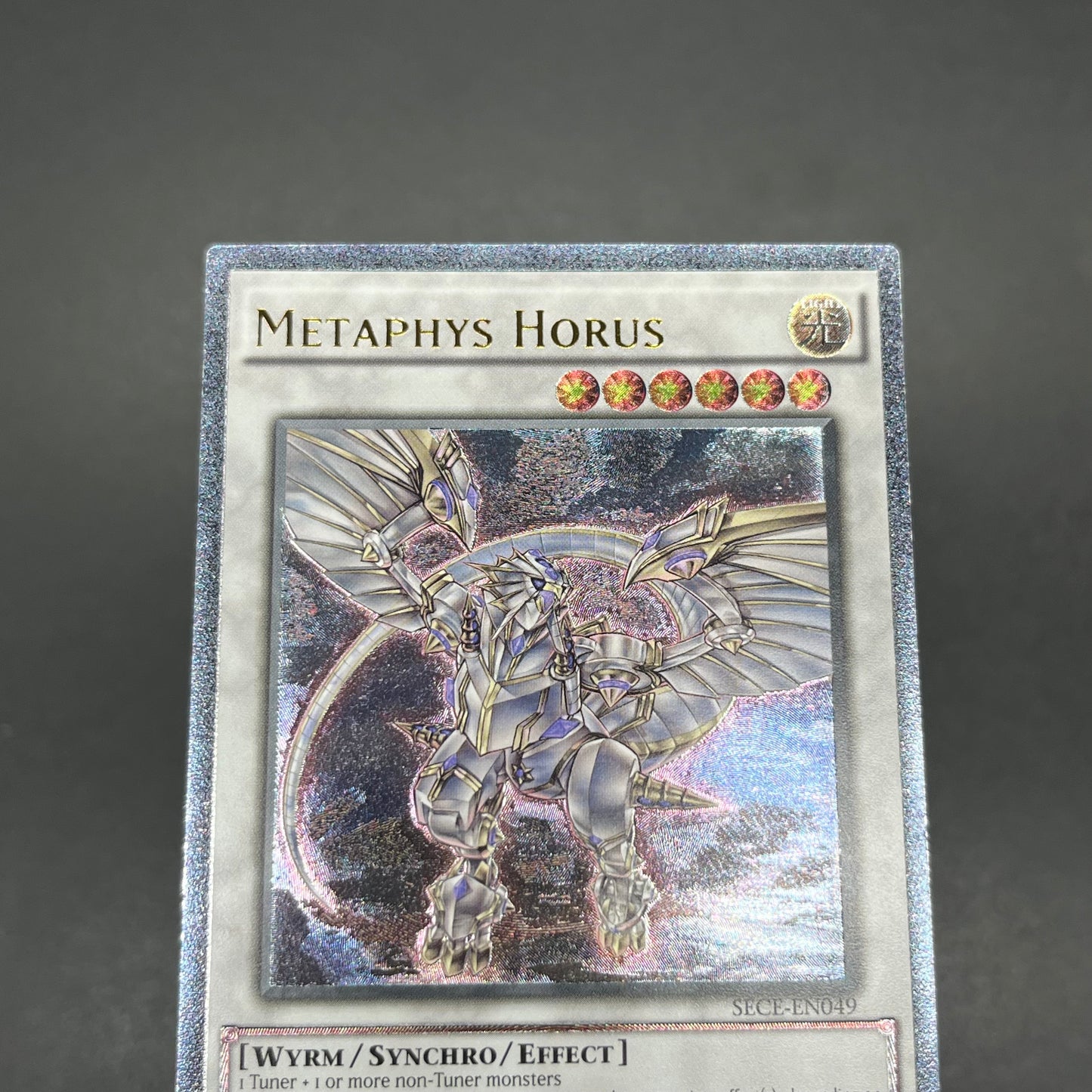 遊戯王　メタファイズ・ホルス・ドラゴン/レリーフ/英語/1st/EU版