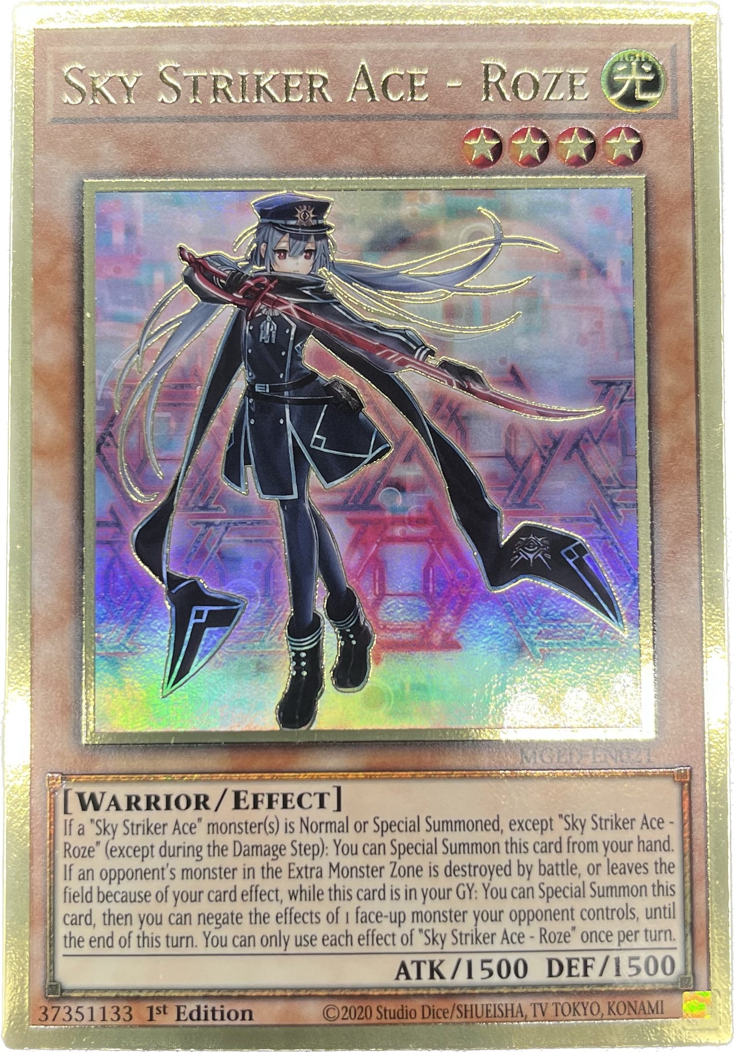 遊戯王　閃刀姫−ロゼ/プレゴル/英語/1st/EU