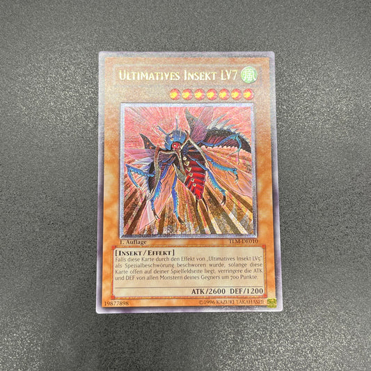 遊戯王　アルティメット・インセクトＬＶ７/レリーフ/ドイツ語/1st/EU版
