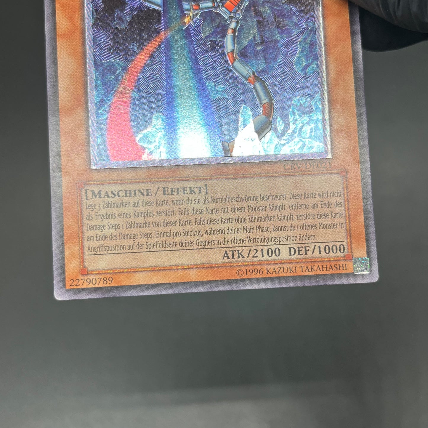 遊戯王　巨大戦艦クリスタル・コア/レリーフ/ドイツ語/EU版