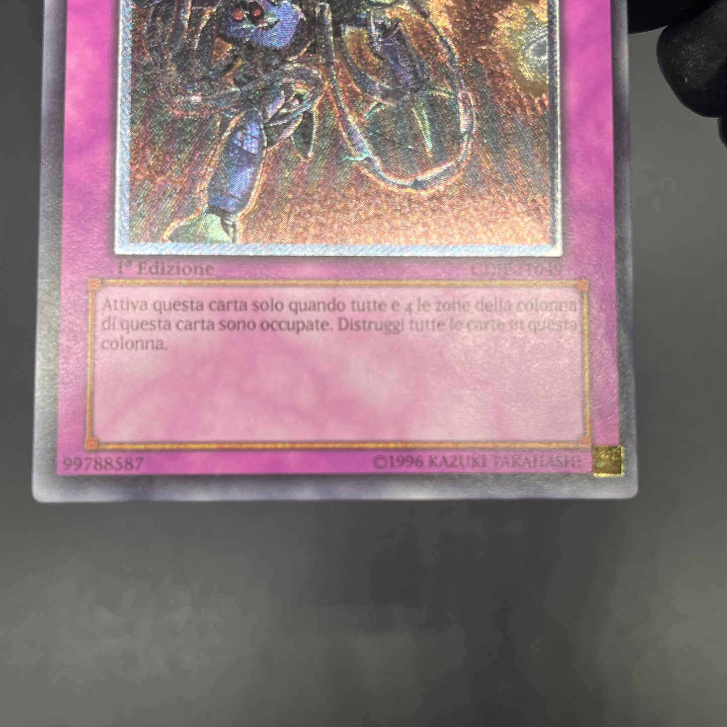 遊戯王　爆導索/レリーフ/イタリア語/1st/EU版