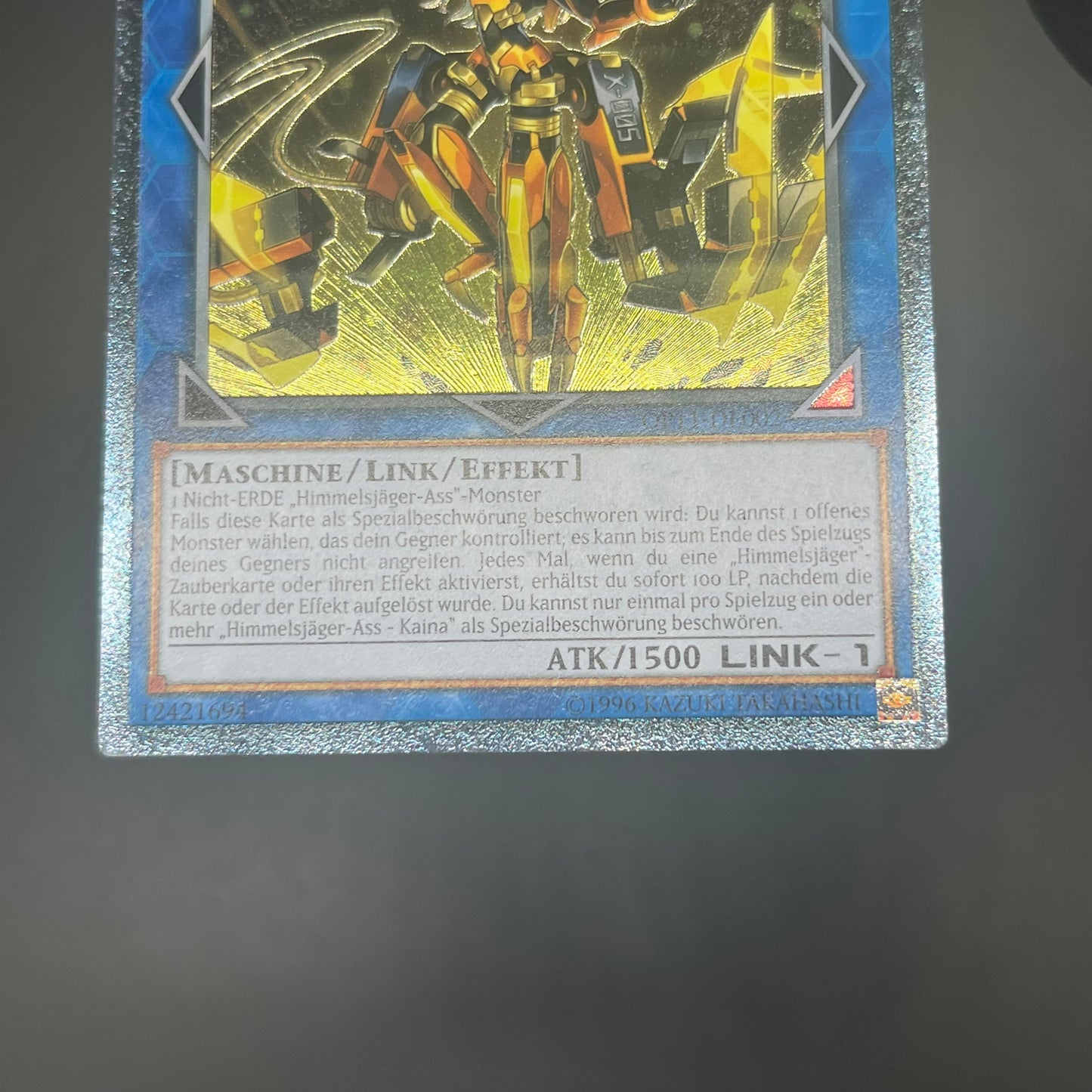 遊戯王　閃刀姫−カイナ/レリーフ/ドイツ語/EU版