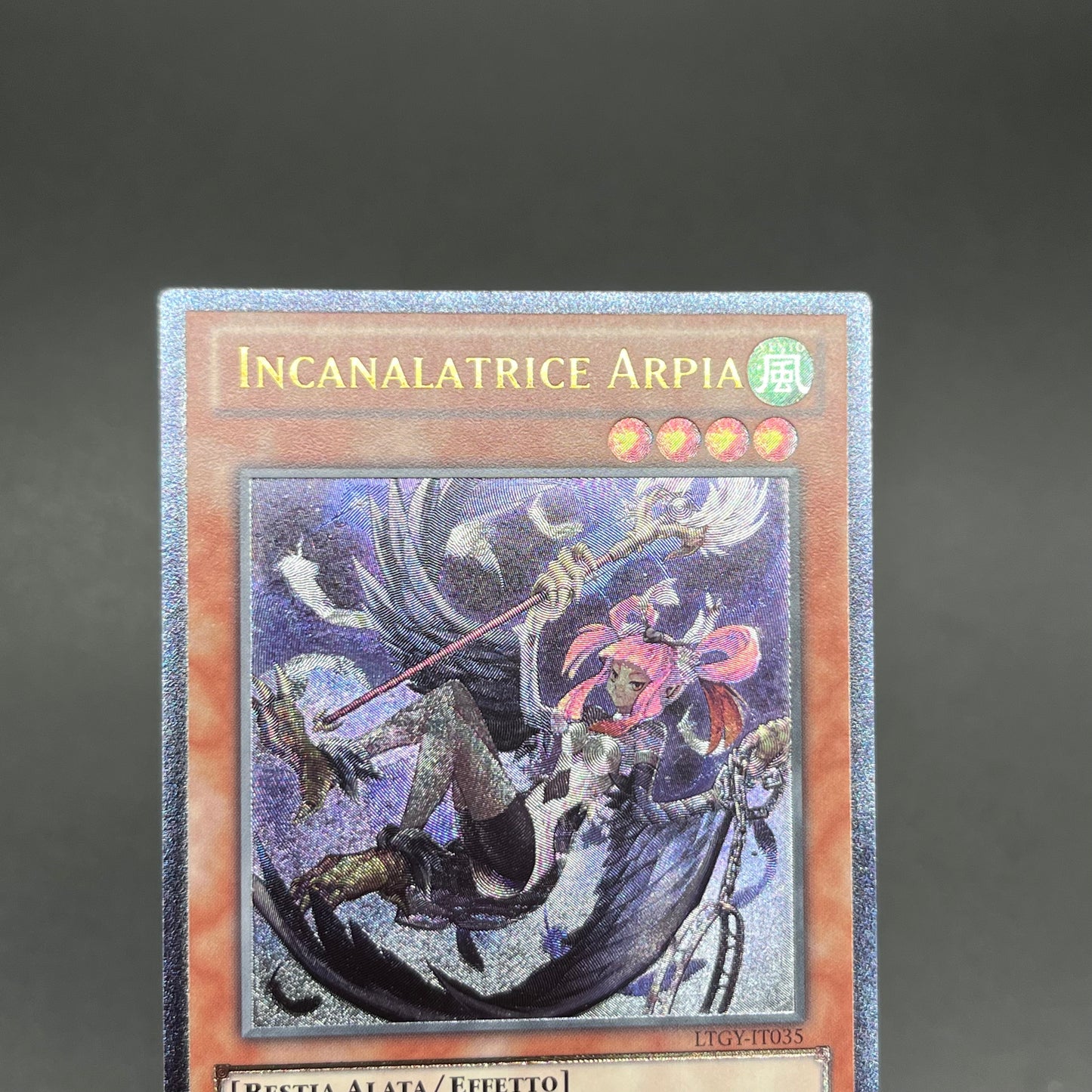 遊戯王　ハーピィ・チャネラー/レリーフ/イタリア語/EU版