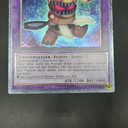 遊戯王　デストーイ・シザー・ベアー/レリーフ/ドイツ語/1st/EU版