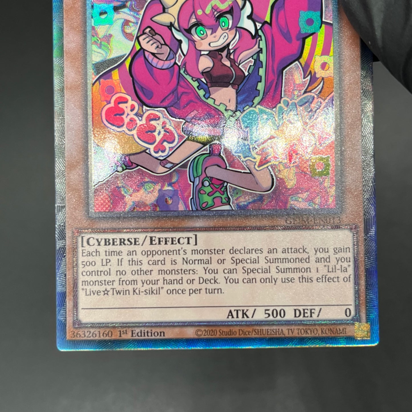 遊戯王　Ｌｉｖｅ☆Ｔｗｉｎ キスキル/コレクターズレア/英語/1st/EU版