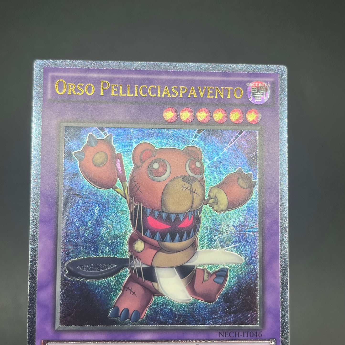 遊戯王　デストーイ・シザー・ベアー/レリーフ/イタリア語/1st/EU版