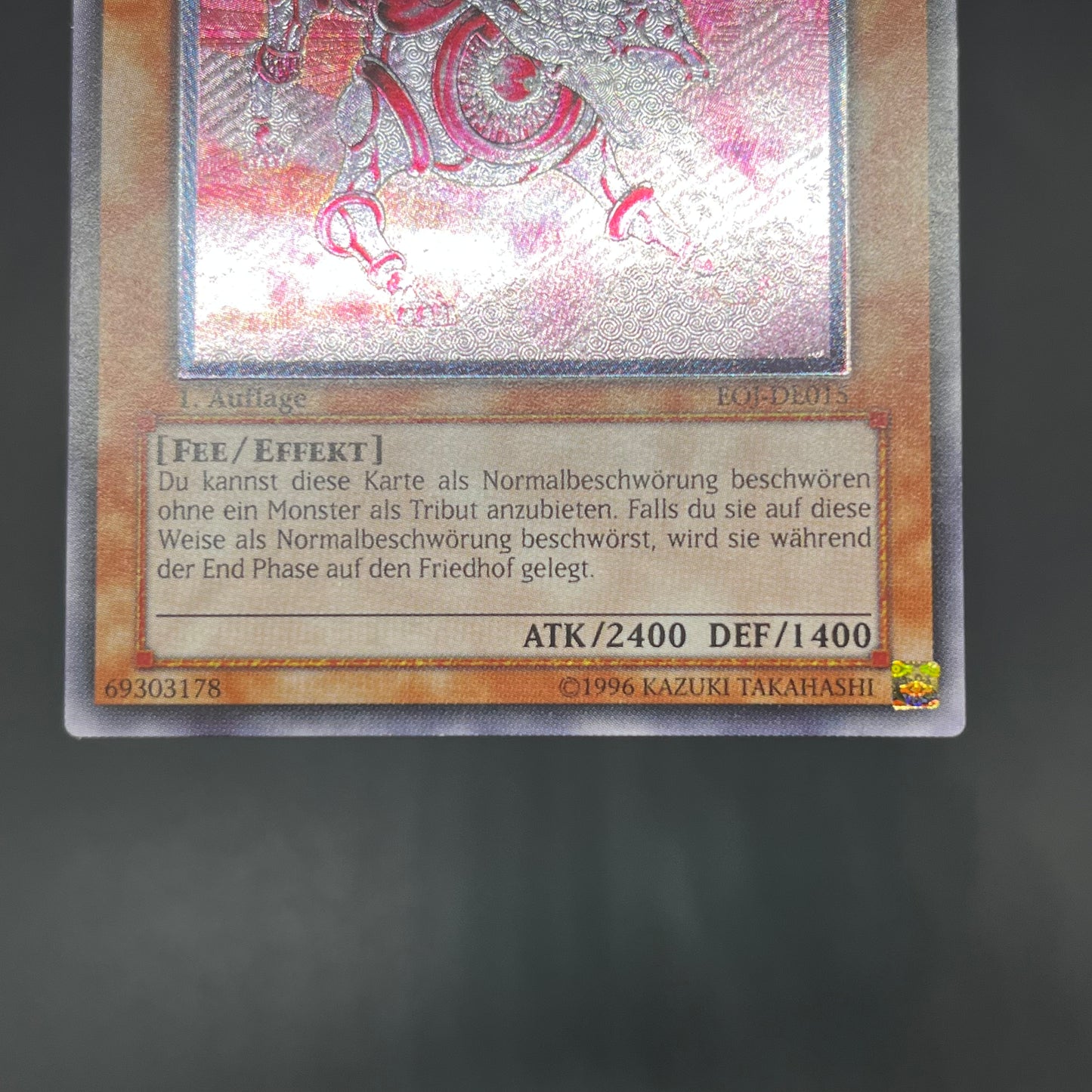 遊戯王　光神機−桜火/レリーフ/ドイツ語/1st/EU版