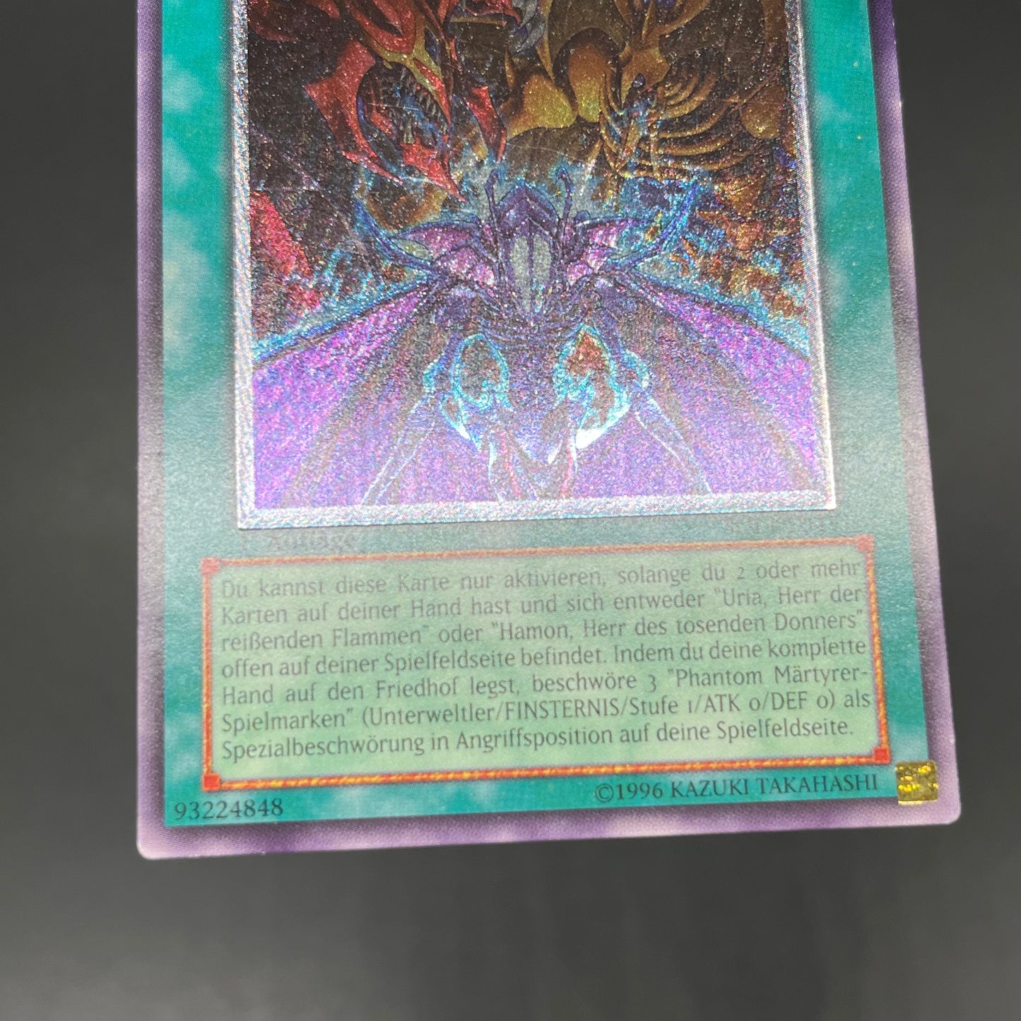 遊戯王　幻魔の殉教者/レリーフ/ドイツ語/1st/EU版