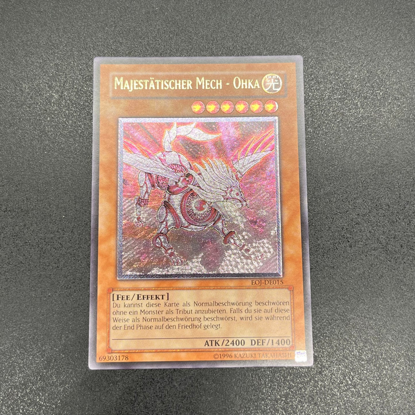 遊戯王　光神機−桜火/レリーフ/ドイツ語/EU版