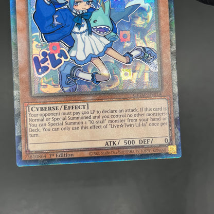 遊戯王　Ｌｉｖｅ☆Ｔｗｉｎ リィラ/コレクターズレア/英語/1st/EU版