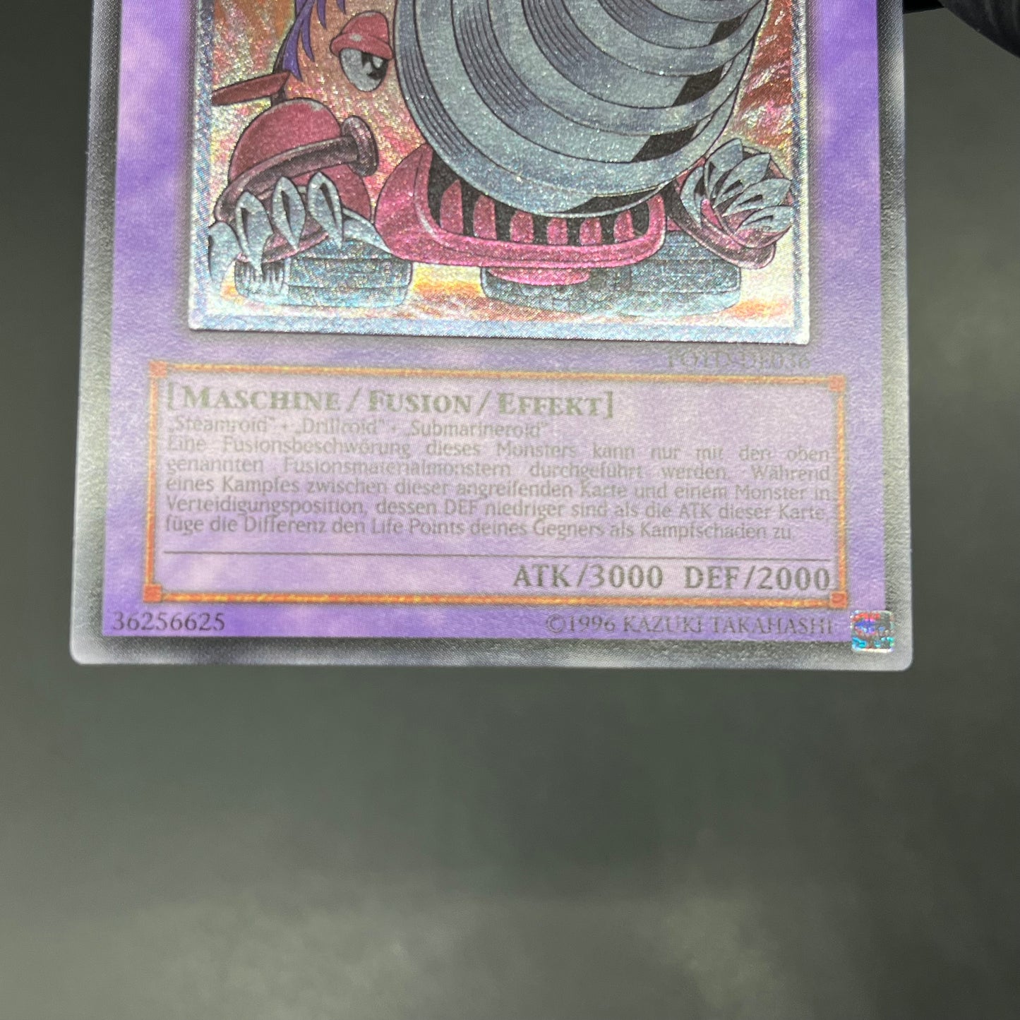 遊戯王　スーパービークロイド−ジャンボドリル/レリーフ/ドイツ語/EU版